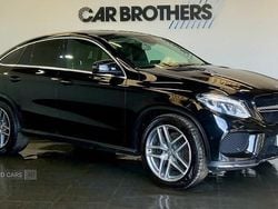 Black Used 2016 Mercedes GLE350 AMG line Coupe | £18,995 (Super price)