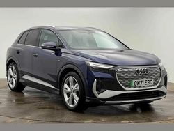Blue Used 2021 Audi Q4 e-tron S-Line SUV | £24,995 (Expensive)