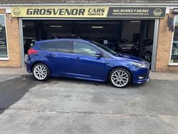 Blue Used 2017 Ford Focus ST-Line Hatchback | £7,795 (Good price)