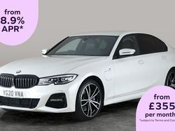 White Used 2020 BMW 330e M Sport Sedan | £20,423 (Fair price)