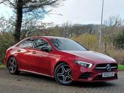 Red Used 2022 Mercedes A180 AMG Line Premium Sedan | £23,998 (A bit pricey)