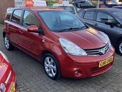 Red Used 2010 Nissan Note N-TEC MPV | £3,495 (Expensive)