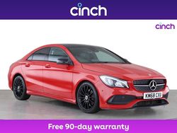 Red Used 2018 Mercedes CLA220 AMG line Sedan | £16,599 (A bit pricey)