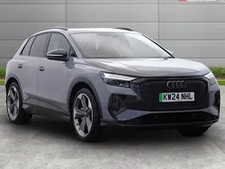 Grey Used 2024 Audi Q4 e-tron Black Edition SUV | £37,999 (Fair price)