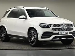 White Used 2021 Mercedes GLE400 AMG line SUV | £41,300 (Fair price)