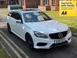 White Used 2013 Mercedes E220 AMG Estate | £5,495 (Good price)