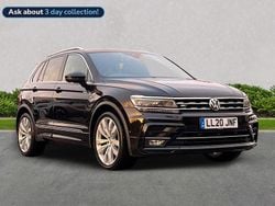 Black Used 2020 VW Tiguan R-line SUV | £19,995 (Good price)
