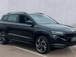 Black magic pearl effect Used 2025 Skoda Karoq SportLine SUV | £30,250 (Fair price)