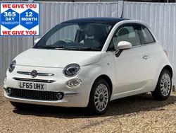 White Used 2015 Fiat 500 Lounge Hatchback | £6,999 (Fair price)