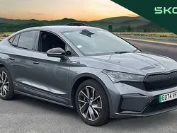 Grey Used 2024 Skoda Enyaq iV SportlinePlus SUV | £33,156 (Fair price)