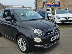 Black Used 2016 Fiat 500 Lounge Hatchback | £5,699 (Fair price)