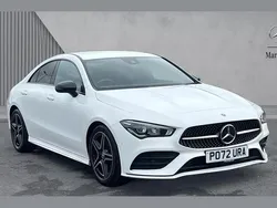 White Used 2023 Mercedes CLA180 Executive Sedan | £26,480 (Fair price)