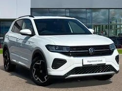 Pure white Used 2025 VW T-Cross R-line SUV | £24,507 (Expensive)
