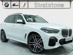 White Used 2019 BMW X5 M Sport SUV | £33,869 (Fair price)