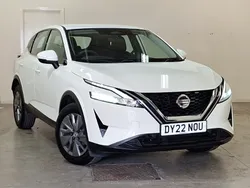 White Used 2022 Nissan Qashqai Visia SUV | £16,298 (Fair price)