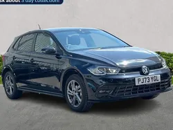 Black Used 2023 VW Polo R-line Hatchback | £20,410 (Fair price)