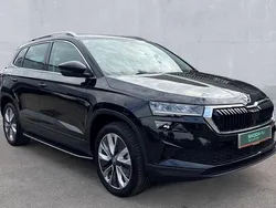 Black magic pearlescent Used 2025 Skoda Karoq SE L SUV | £27,995 (Fair price)