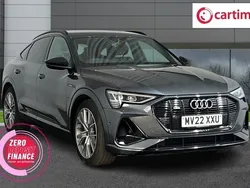 Grey Used 2022 Audi e-tron Black Edition SUV | £24,990 (Fair price)