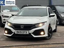 White Used 2019 Honda Civic SR Hatchback | £10,299 (Fair price)