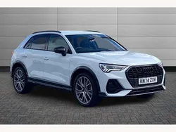 Glacier white Used 2024 Audi Q3 Black Edition SUV | £34,746 (Fair price)