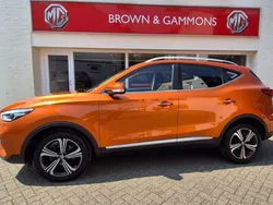 Orange Used 2021 MG ZS Excite Sedan | £11,995 (Fair price)