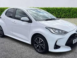 White Used 2022 Toyota Yaris Hybrid Design Hatchback | £14,869 (Good price)