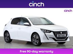 White Used 2021 Peugeot 208 Allure Hatchback | £12,999 (Fair price)