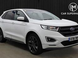 White Used 2018 Ford Edge ST-Line SUV | £15,385 (Fair price)