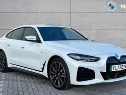 Mineral white metallic Used 2024 BMW i4 M Sport Sedan | £39,212 (Fair price)