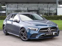Blue Used 2022 Mercedes A200 AMG Line Premium Plus Hatchback | £24,495 (Expensive)