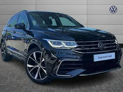 Black Used 2022 VW Tiguan R-line SUV | £27,791 (Fair price)