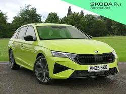 Green Used 2025 Skoda Octavia vRS Estate | £33,985