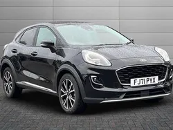 Agate black Used 2021 Ford Puma Gen-E Titanium Hatchback | £15,290 (Good price)