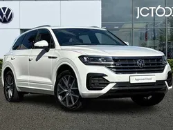 White Used 2019 VW Touareg R-line SUV | £30,950 (Super price)