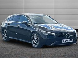 Night black Used 2024 Mercedes CLA200 Executive Estate | £27,390 (Fair price)