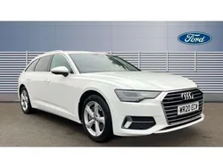 White Used 2020 Audi A6 Sport Estate | £23,634 (Good price)