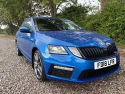 Blue Used 2018 Skoda Octavia vRS Hatchback | £8,995 (Fair price)