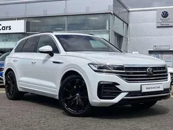 White Used 2023 VW Touareg R-line SUV | £45,695 (Good price)