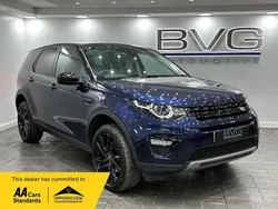 Blue Used 2017 Land Rover Discovery Sport HSE Luxury SUV | £12,994 (Fair price)
