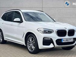 White Used 2018 BMW X3 M Sport SUV | £24,313 (Fair price)