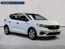 White Used 2022 Dacia Sandero Essentiel Hatchback | £8,995 (Good price)