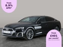 Black Used 2023 Audi A5 Sportback S-Line Hatchback | £27,156 (Fair price)