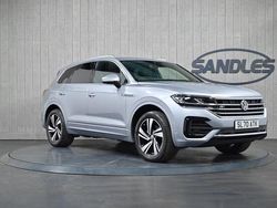 Silver Used 2020 VW Touareg R-line SUV | £34,499 (Fair price)