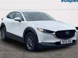 White Used 2021 Mazda CX-30 SUV | £15,450 (Fair price)