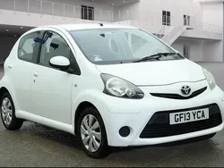 White Used 2013 Toyota Aygo Hatchback | £5,295 (Fair price)