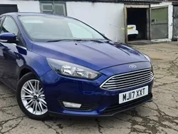 Blue Used 2017 Ford Focus Zetec Hatchback | £8,552 (Good price)