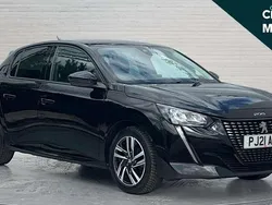 Black Used 2021 Peugeot 208 Allure Hatchback | £11,726 (Fair price)