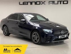 Blue Used 2022 Mercedes E200 AMG line Sedan | £26,690 (Fair price)