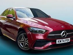 Red Used 2024 Mercedes C300e AMG Line Premium Sedan | £35,995 (Good price)