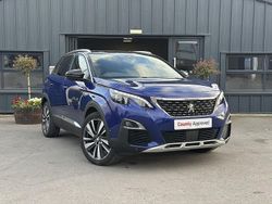 Blue Used 2018 Peugeot 3008 GT-line SUV | £9,750 (Fair price)